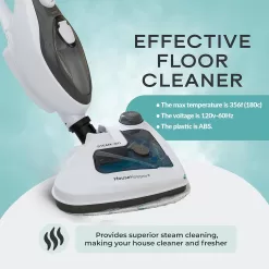 Steam and Go Steam Mop Floor Steamer with Handheld Steam Cleaner for Tile and Grout