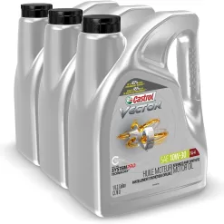 Castrol Vecton 10W-30 FA-4 Part Synthetic Diesel Engine Oil, 1 Gallon, Pack of 3