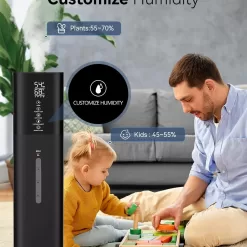 Let'me Humidifiers for Bedroom, 2.11Gal 8L Quiet Humidifiers for Large Room with Timer