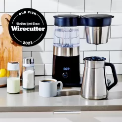 OXO Brew 9 Cup Stainless Steel Coffee Maker, Silver, Black