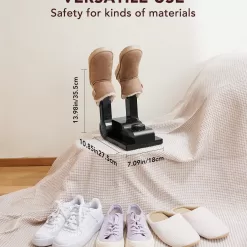 FORLIM Boot Dryer for Work Boots, Shoe Dryer with Heat Blower, Glove Dryer & Boot Warmer