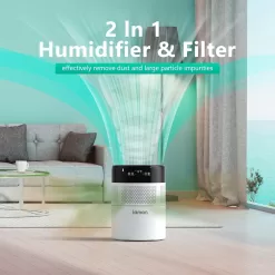 Lamon® Evaporative Humidifier, 400ml/H Cool Moisture Humidifier and Air Purifier, Plants(4.5L/1.2G)