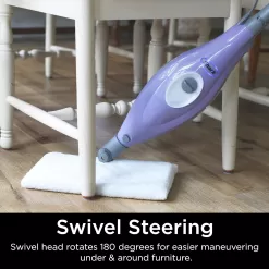 Shark S3501 Steam Pocket Mop Hard Floor Cleaner, Soft-Grip Handle and Powerful Steam, Purple
