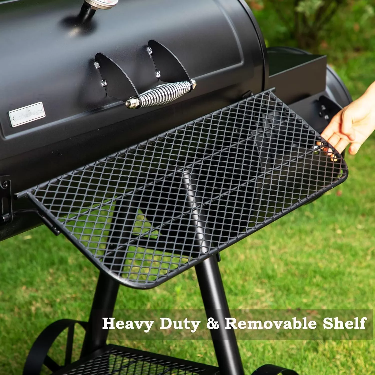 Sophia & William Heavy-Duty Charcoal Smoker Grills Extra Large Outdoor BBQ Gill