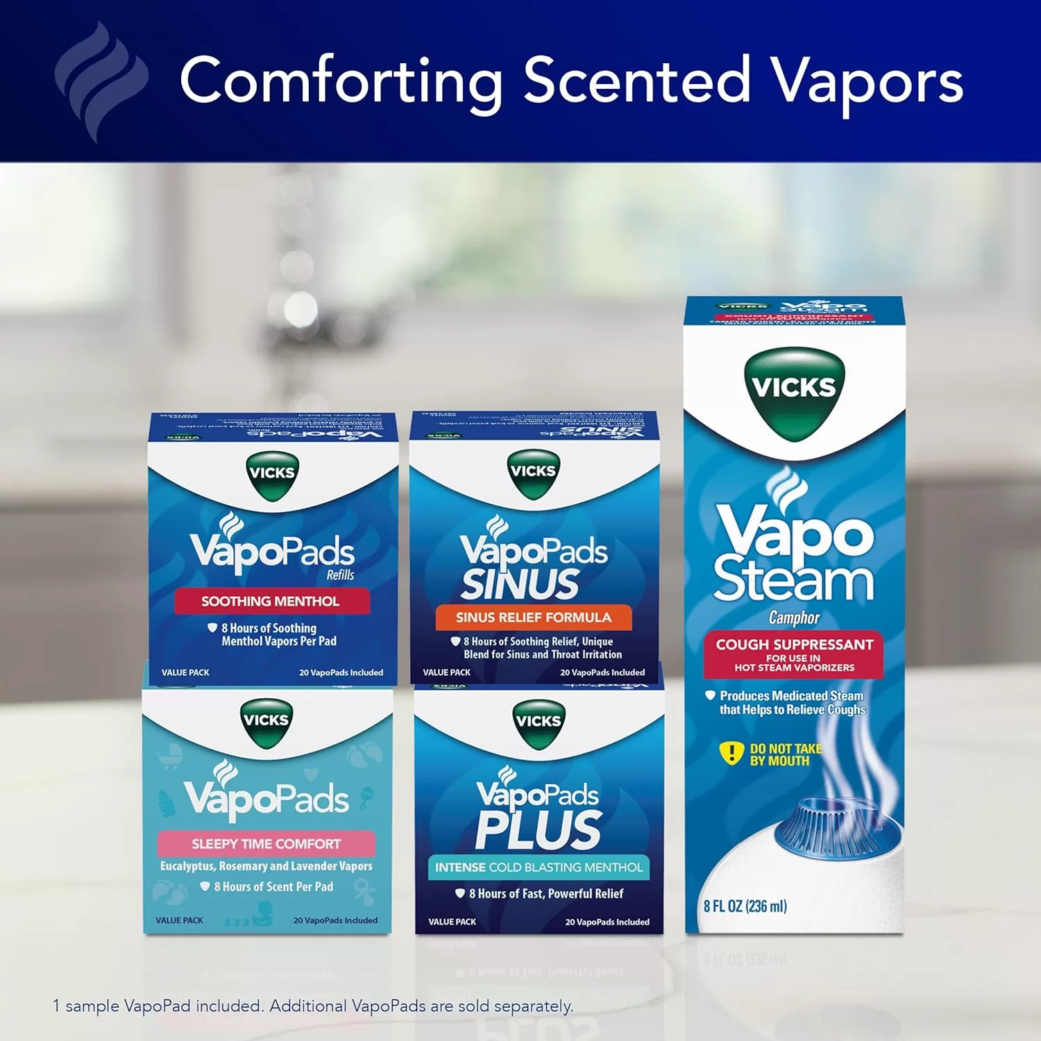 PUR Vicks EasyCare+ Top Fill Filter-Free Cool Mist Humidifier, White