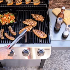 Char-Broil Performance Series Convective 4-Burner with Side Burner Cart Propane Gas Stainless Steel Grill - 463377319