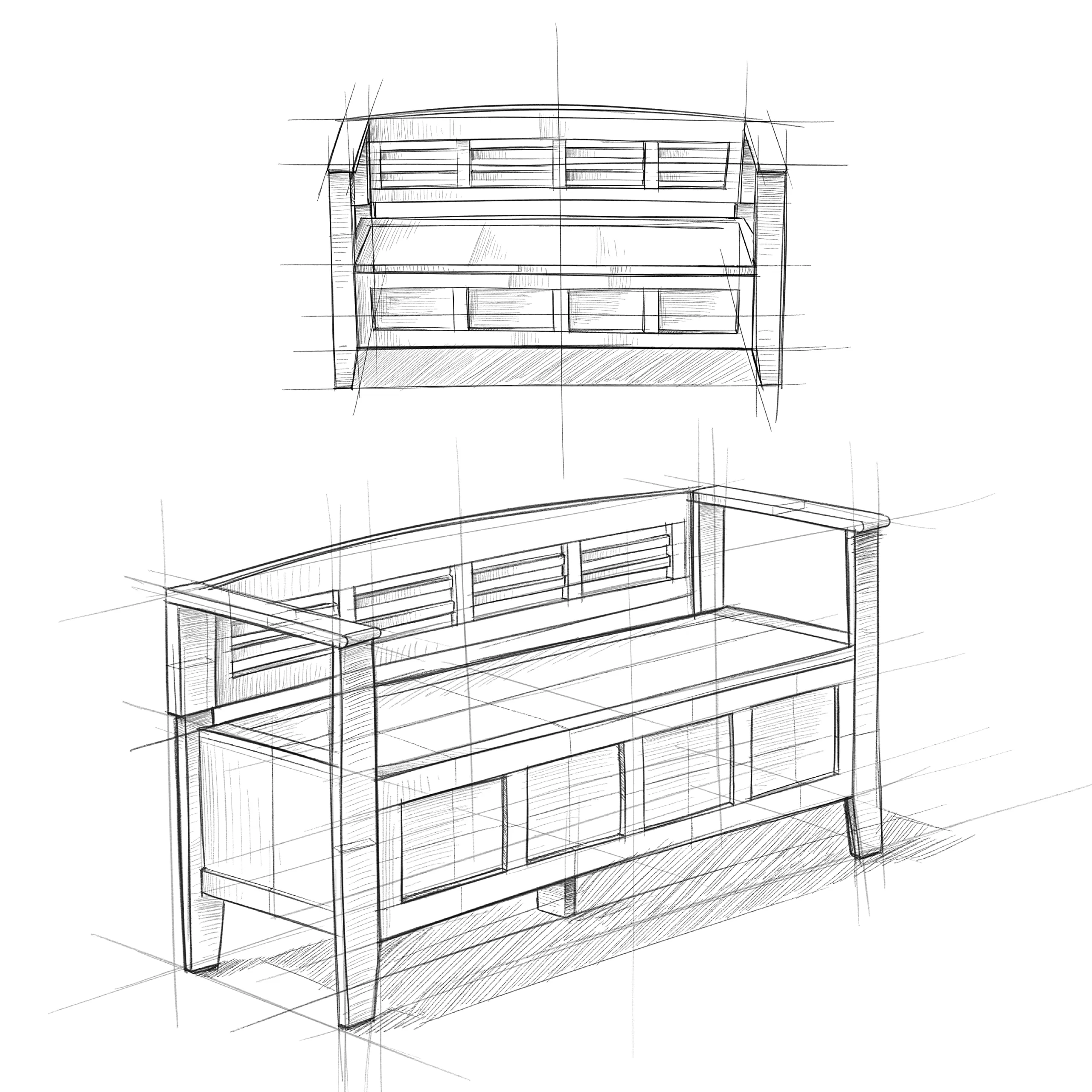 SIMPLIHOME Adams SOLID WOOD 48 Inch Wide Contemporary Entryway Storage Bench with Safety Hinge