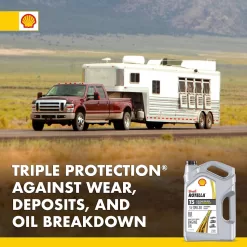 Shell Rotella T5 Synthetic Blend 10W-30 Diesel Engine Oil (1-Gallon, Case of 3)