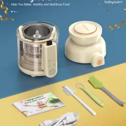 BABYNUTRI Auto Glass Baby Food Maker, Baby Food processor, Blender & Steamer