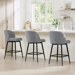 Watson & Whitely Counter Height Bar Stools Set of 3, 26