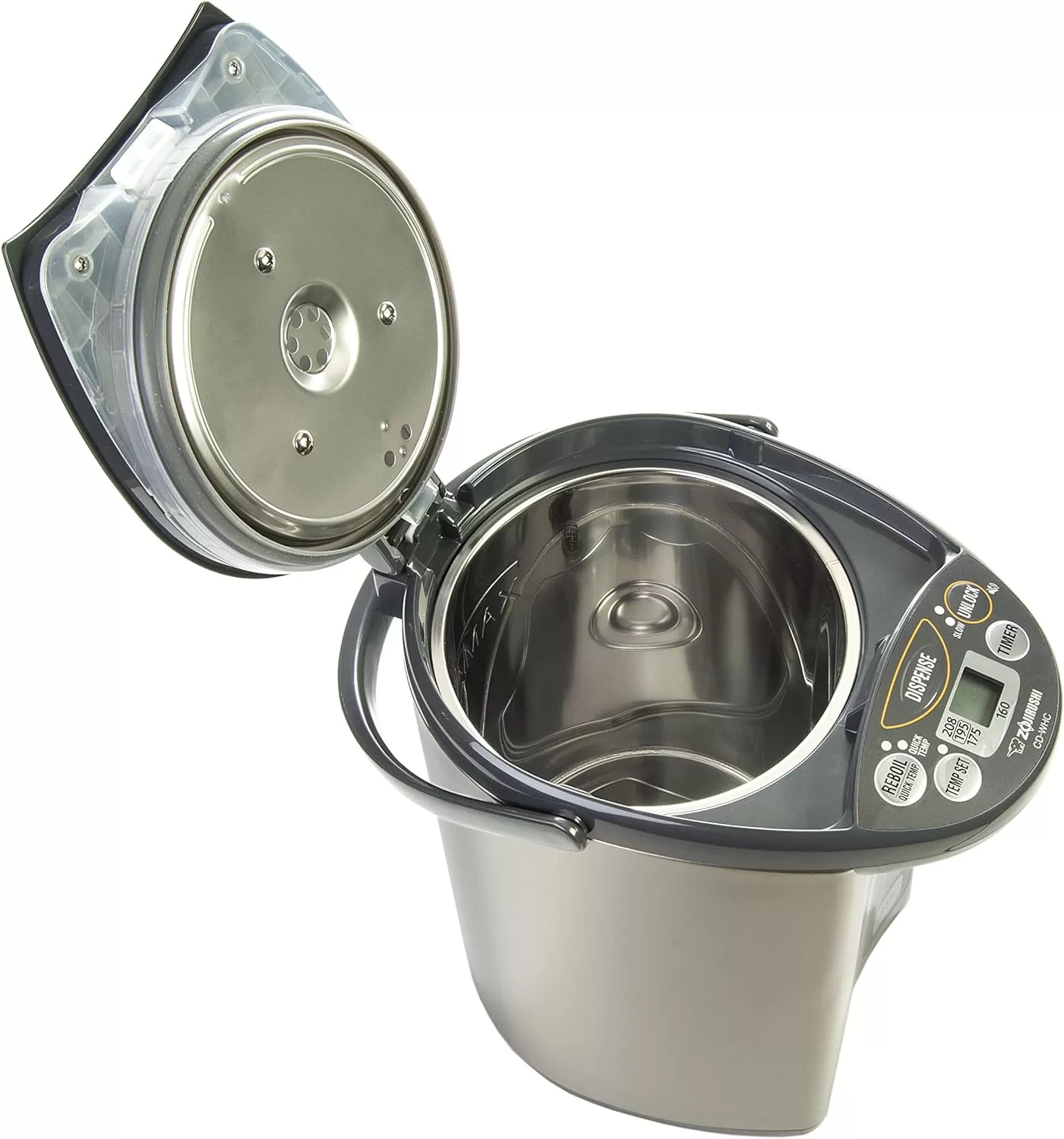 Zojirushi CD-WHC40XH Micom Water Boiler & Warmer, 135 oz, Stainless Gray