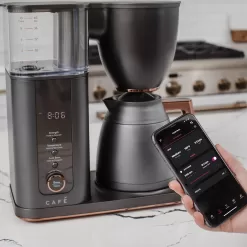 Café Specialty Drip Coffee Maker | 10-Cup Insulated Thermal Carafe | WiFi Enabled Voice-to-Brew Technology