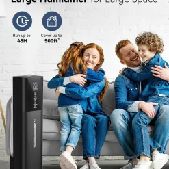 Let'me Humidifiers for Bedroom, 2.11Gal 8L Quiet Humidifiers for Large Room with Timer