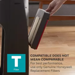 Honeywell Top Fill Tower Humidifier, Digital Humidistat, Black – Cool Mist Humidifier