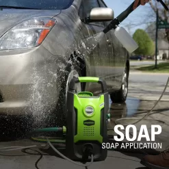 Greenworks 1600 PSI (1.2 GPM) Electric Pressure Washer (Ultra Compact / Lightweight / 20 FT Hose / 35 FT Power Cord)