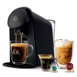 L'OR Barista System Coffee and Espresso Machine Combo by Philips, Black
