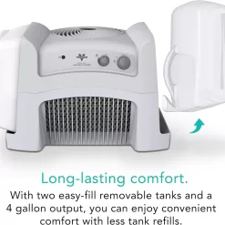 Vornado Evap40 4-Gallon Evaporative Humidifier with Adjustable Humidistat and 3 Speeds