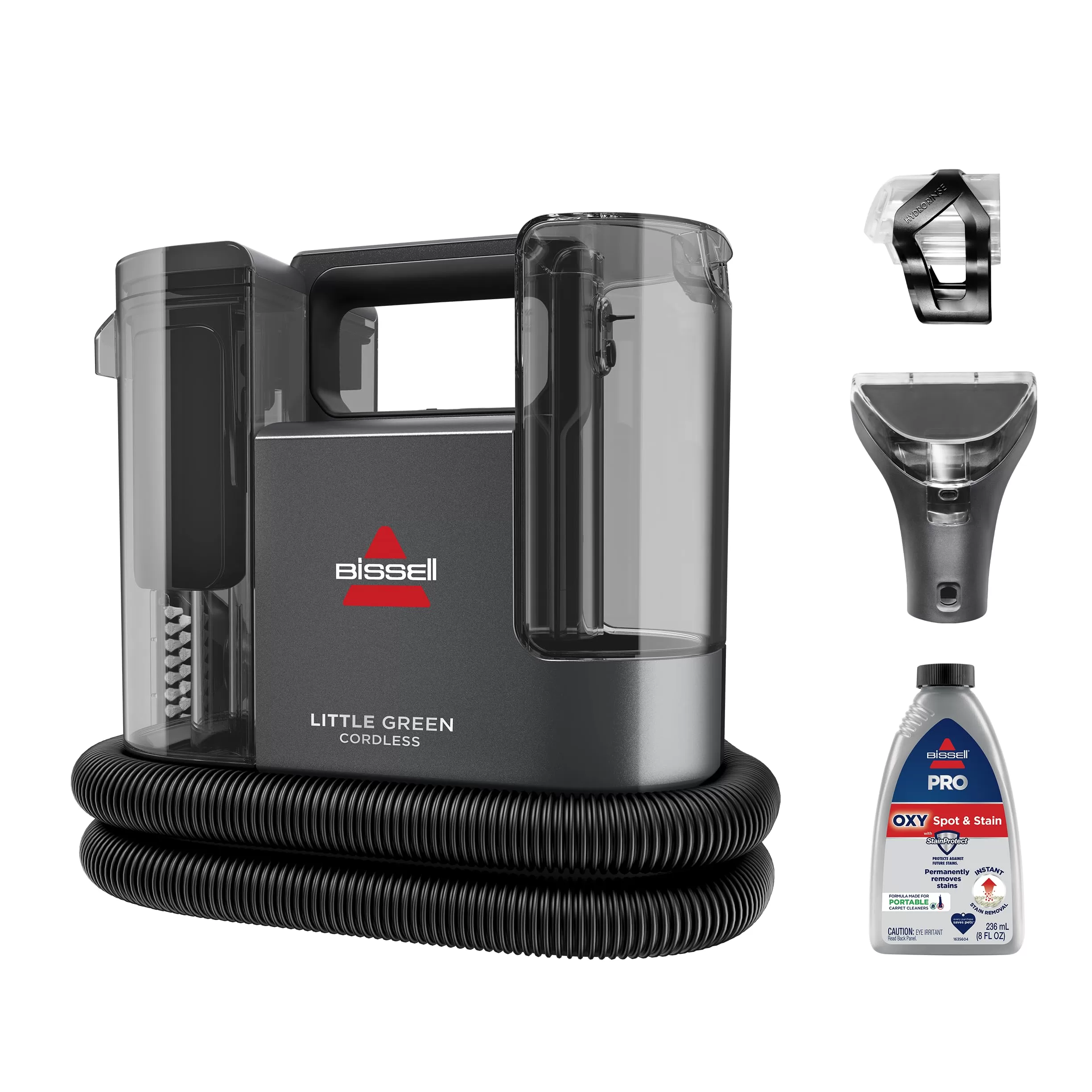 BISSELL Little Green Cordless Multi-Purpose Portable Deep Carpet and Upholstery Cleaner, 3682