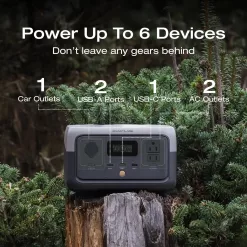 EF ECOFLOW RIVER 2 Portable Power Station, 256Wh LiFePO4 Battery