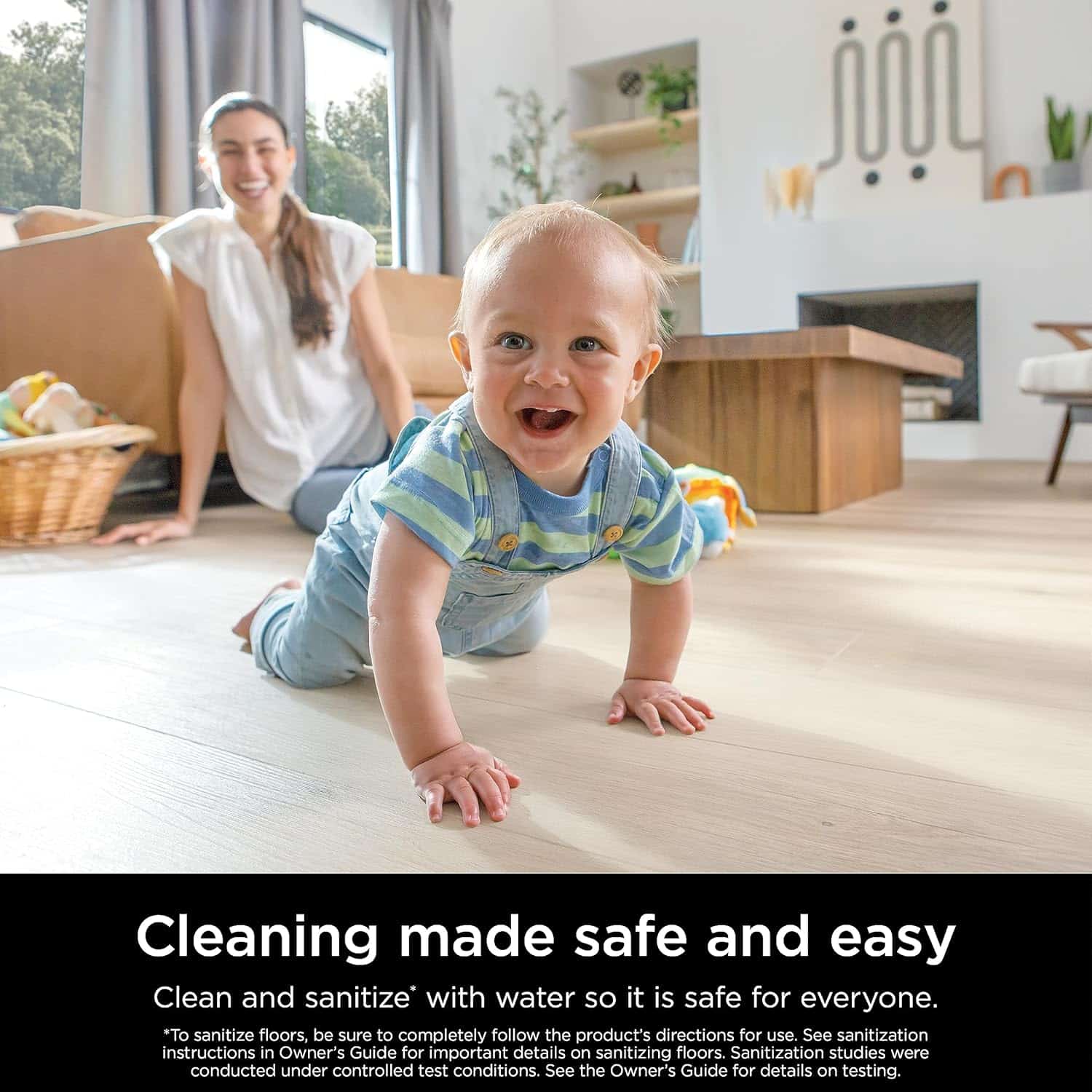 Shark S1000 Steam Mop with 2 Dirt Grip Pads, Lightweight, White/Seafoam - Image 10