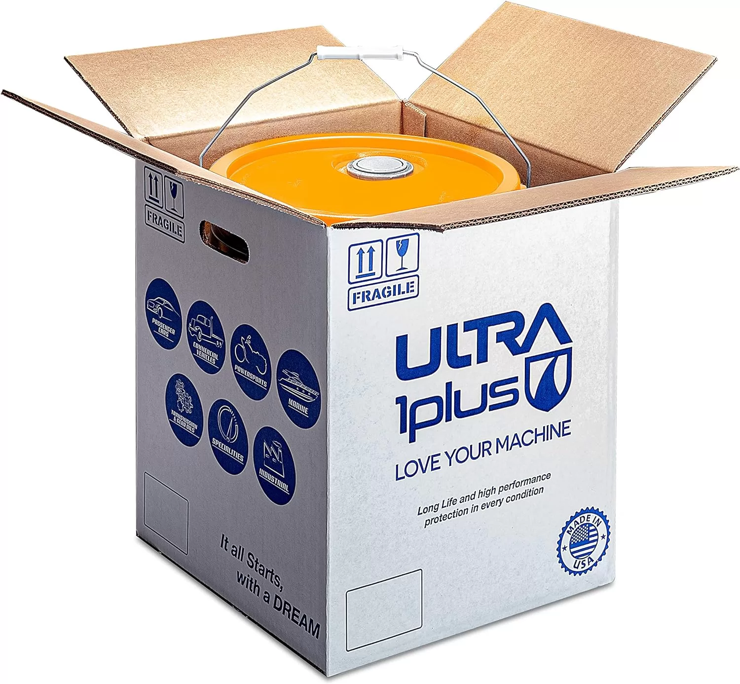 Ultra1Plus SAE 5W-40 Full Synthetic Heavy-Duty Motor Oil API CK-4/SN | 5 Gallon Pail