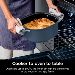 Ninja MC1101 Foodi Everyday Possible Cooker Pro, 8-in-1 Versatility, 6.5 QT, Midnight Blue