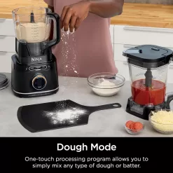 Ninja TB401 Detect Kitchen System Power Blender + Processor Pro, BlendSense Technology, Blender, Chopping & Smoothies, Black