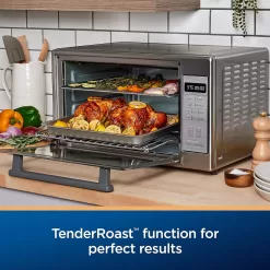 Oster Air Fryer Oven, 10-in-1 Countertop Toaster Oven Air Fryer Combo, 10.5