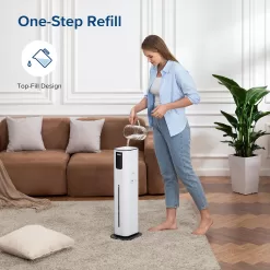 LEVOIT OasisMist 1000S (10L) Smart Humidifier for Home Large Room Bedroom, White