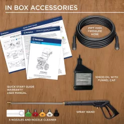 Westinghouse WPX3200 Gas Pressure Washer, 3200 PSI and 2.5 Max GPM, Onboard Soap Tank