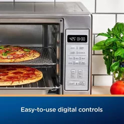 Oster Air Fryer Oven, 10-in-1 Countertop Toaster Oven Air Fryer Combo, 10.5