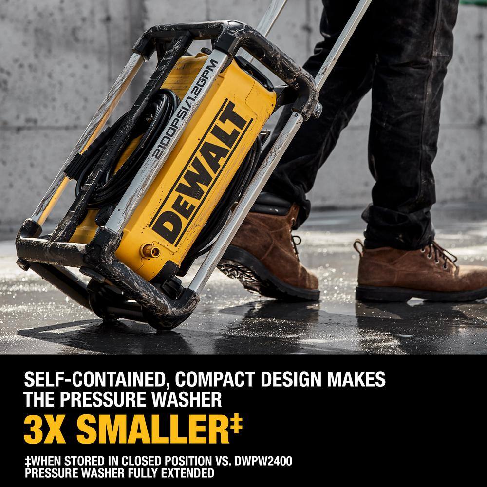 DEWALT Electric Pressure Washer, 2100 PSI, Jobsite Power Washer (DWPW2100) - Image 5