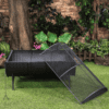 Deko Living 35.5-in W Black Iron Wood-Burning Fire Pit