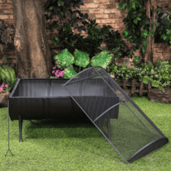 Deko Living 35.5-in W Black Iron Wood-Burning Fire Pit
