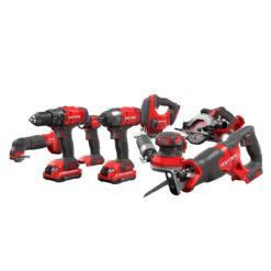 CRAFTSMAN 8-Tool Power Tool Combo Kit with Soft Case (2-Batteries Included and Charger Included)