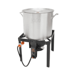LoCo COOKERS 1-Burner Propane 20-lb Cylinder Electronic Stainless Steel Jet Cooker