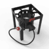 LoCo COOKERS 1-Burner Propane 20-lb Cylinder Manual Iron Outdoor Burner