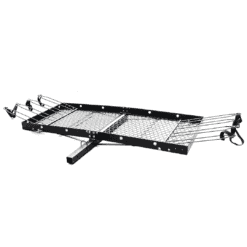 Tow Tuff 14922 2 in 1 Steel Cargo Carrier with 4-Bike Rack - 500 lbs Capacity Model No. TTF-2762KR