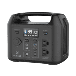 GOLABS R300 Portable Power Station, 299Wh LiFePO4 Battery Backup with 300W Pure Sine Wave AC Peak 500W