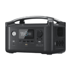 EF ECOFLOW RIVER 288Wh Portable Power Station,3 x 600W(Peak 1200W) AC Outlets & LED Flashlight