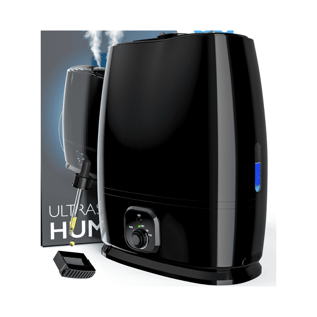 Everlasting Comfort Air Humidifiers for Bedroom - 50-Hour Continuous Use
