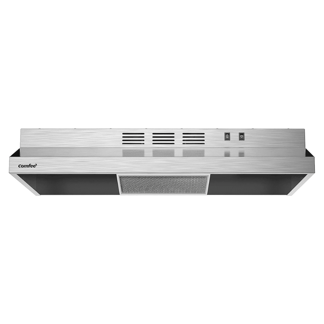 Comfee CVU30W2AST Range Hood 30 Inch Ducted Ductless Vent Hood Durable Stainless Steel Kitchen Hood