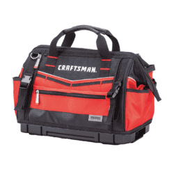 CRAFTSMAN VERSASTACK Red/Black Polyester 17-in Zippered Tool Bag