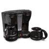 Double Coffee Brewer Station - Dual Drip Coffee Maker Brews two 12-cup Pots, Make Regular or Decaf at Once or Different Flavors