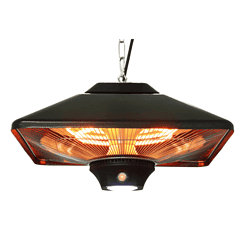 Westinghouse 5100-BTU 110-Volt Black Stainless Steel Electric Patio Heater