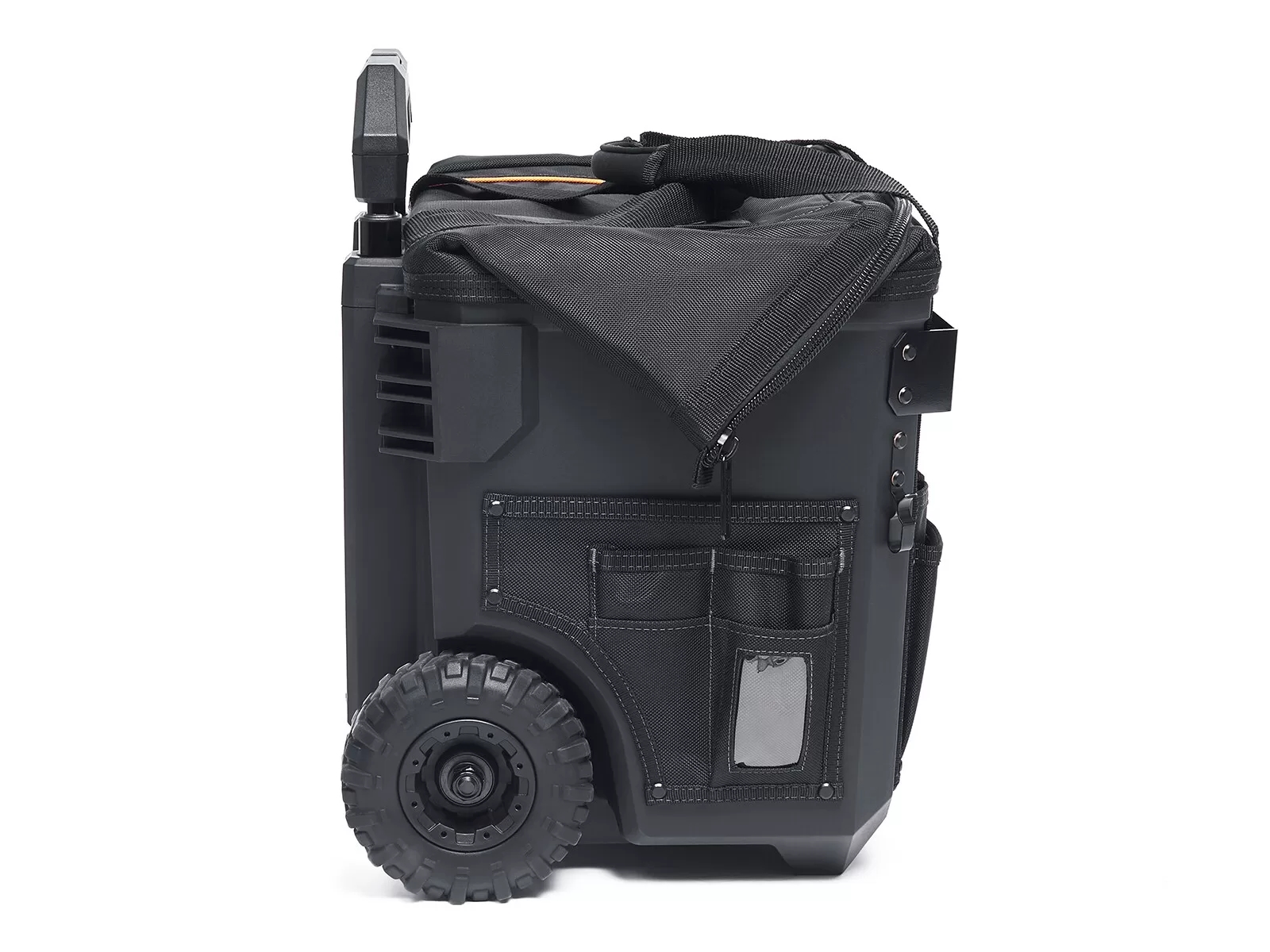 TOUGHBUILT Massive Mouth Hard Bottom XL Black Polyester 18-in Zippered Rolling Tool Bag - Image 3