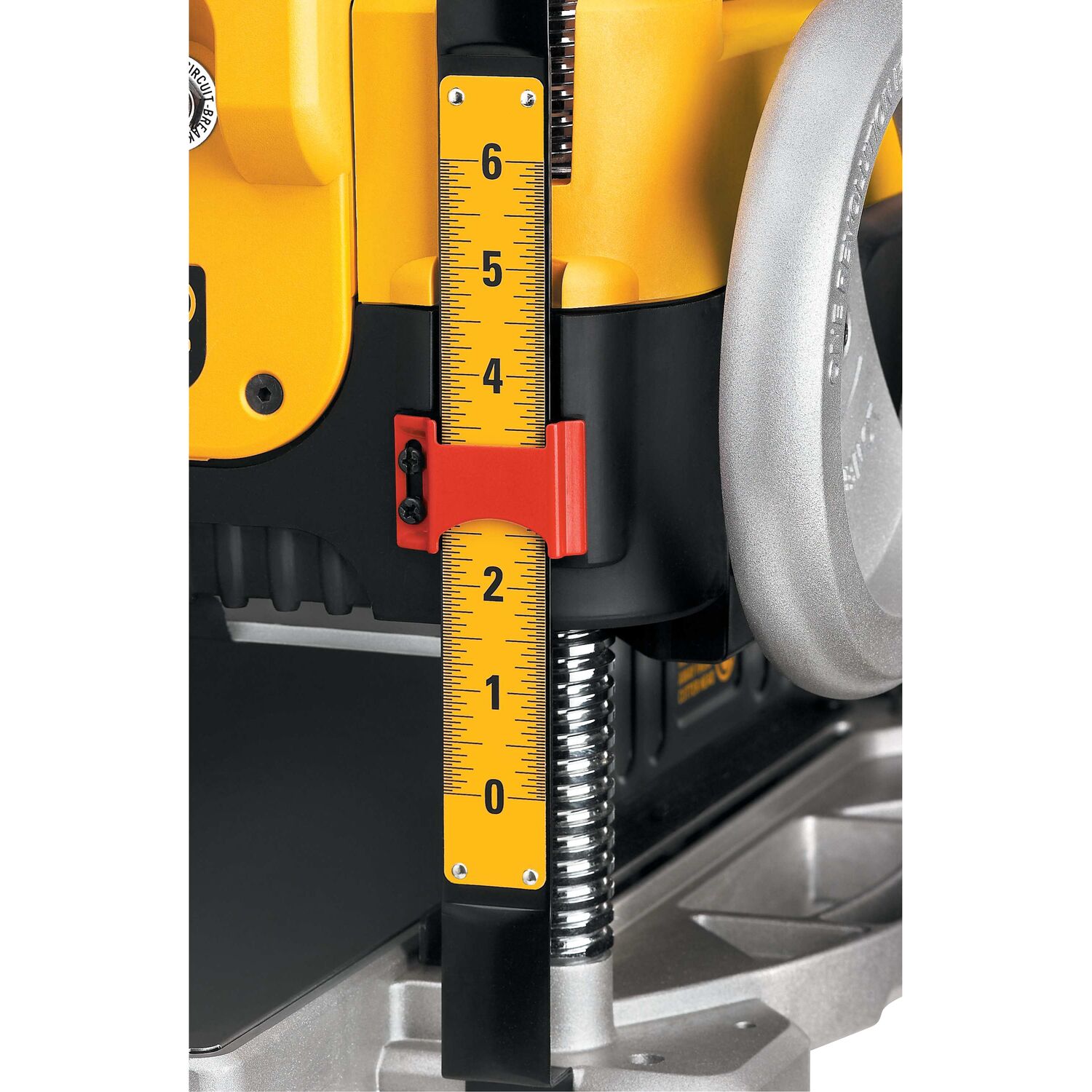 DEWALT DW735X 15 Amp Corded 13 in. Heavy-Duty 2-Speed Bench Planer with (3) Knives, In Feed Table and Out Feed Table - Image 7