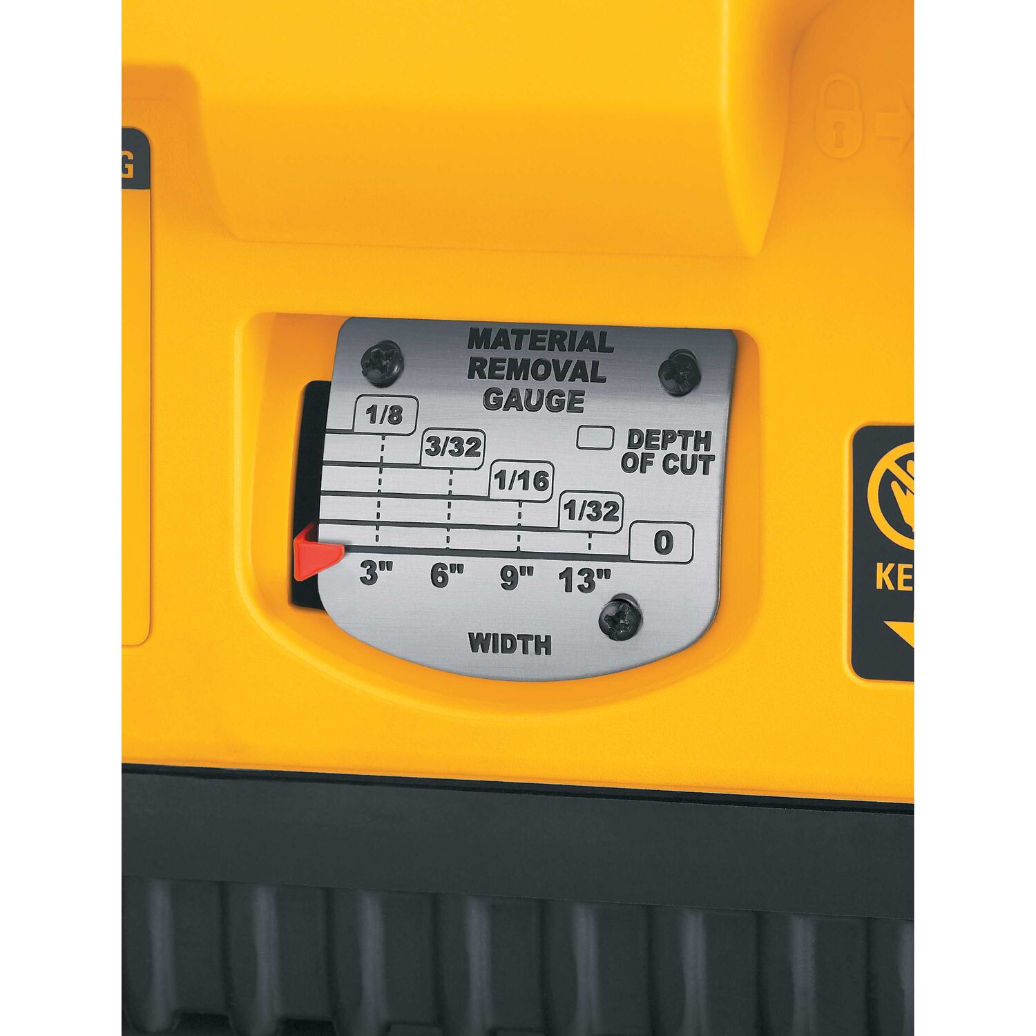 DEWALT DW735X 15 Amp Corded 13 in. Heavy-Duty 2-Speed Bench Planer with (3) Knives, In Feed Table and Out Feed Table - Image 8
