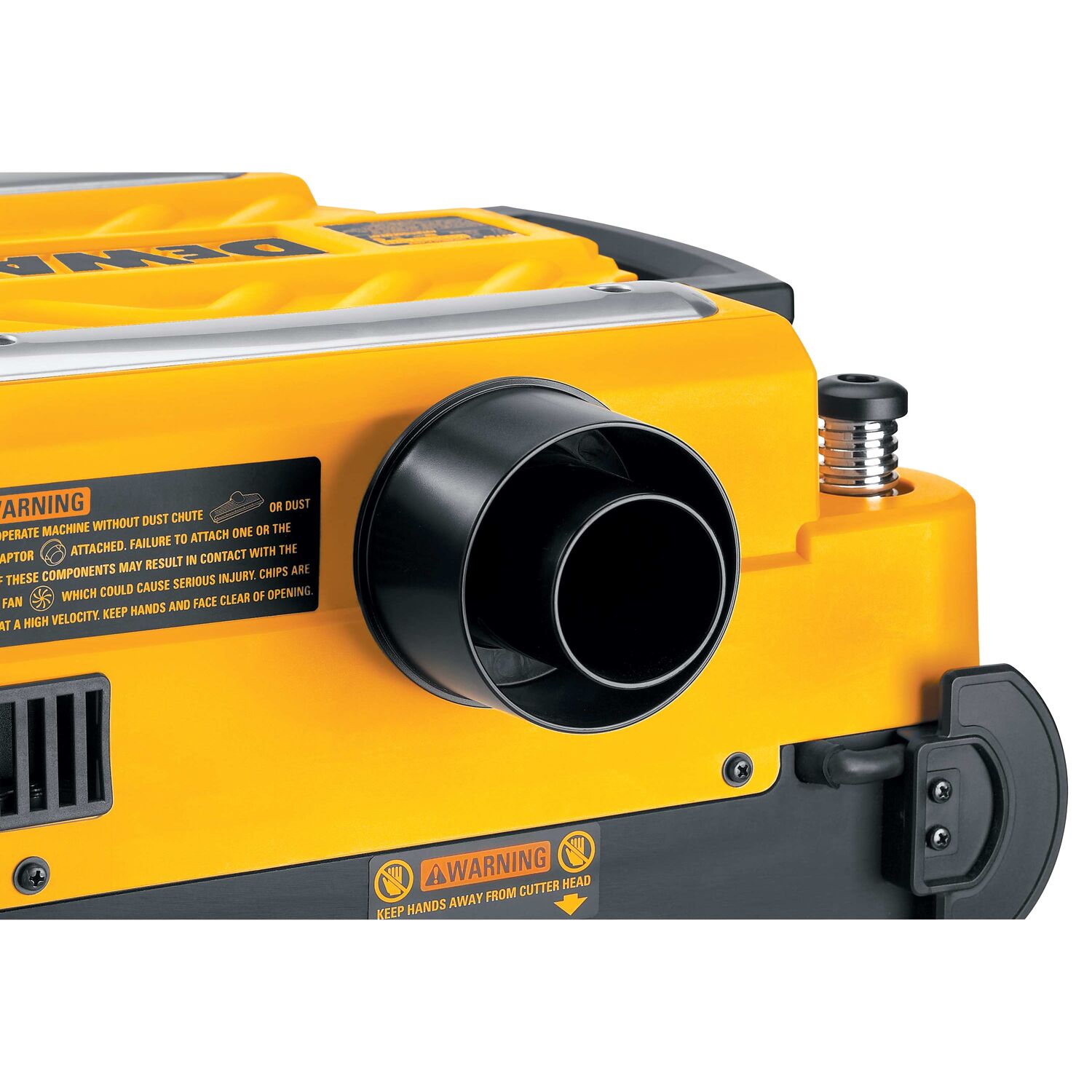 DEWALT DW735X 15 Amp Corded 13 in. Heavy-Duty 2-Speed Bench Planer with (3) Knives, In Feed Table and Out Feed Table - Image 11