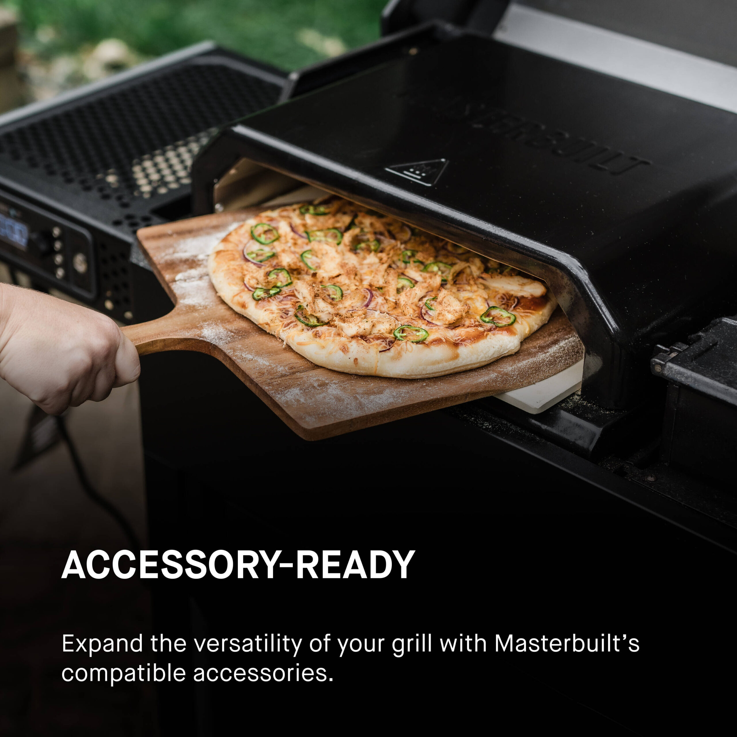 Masterbuilt MB20041124 AutoIgnite Series 545 Digital Charcoal Grill and Smoker in Black - Image 15
